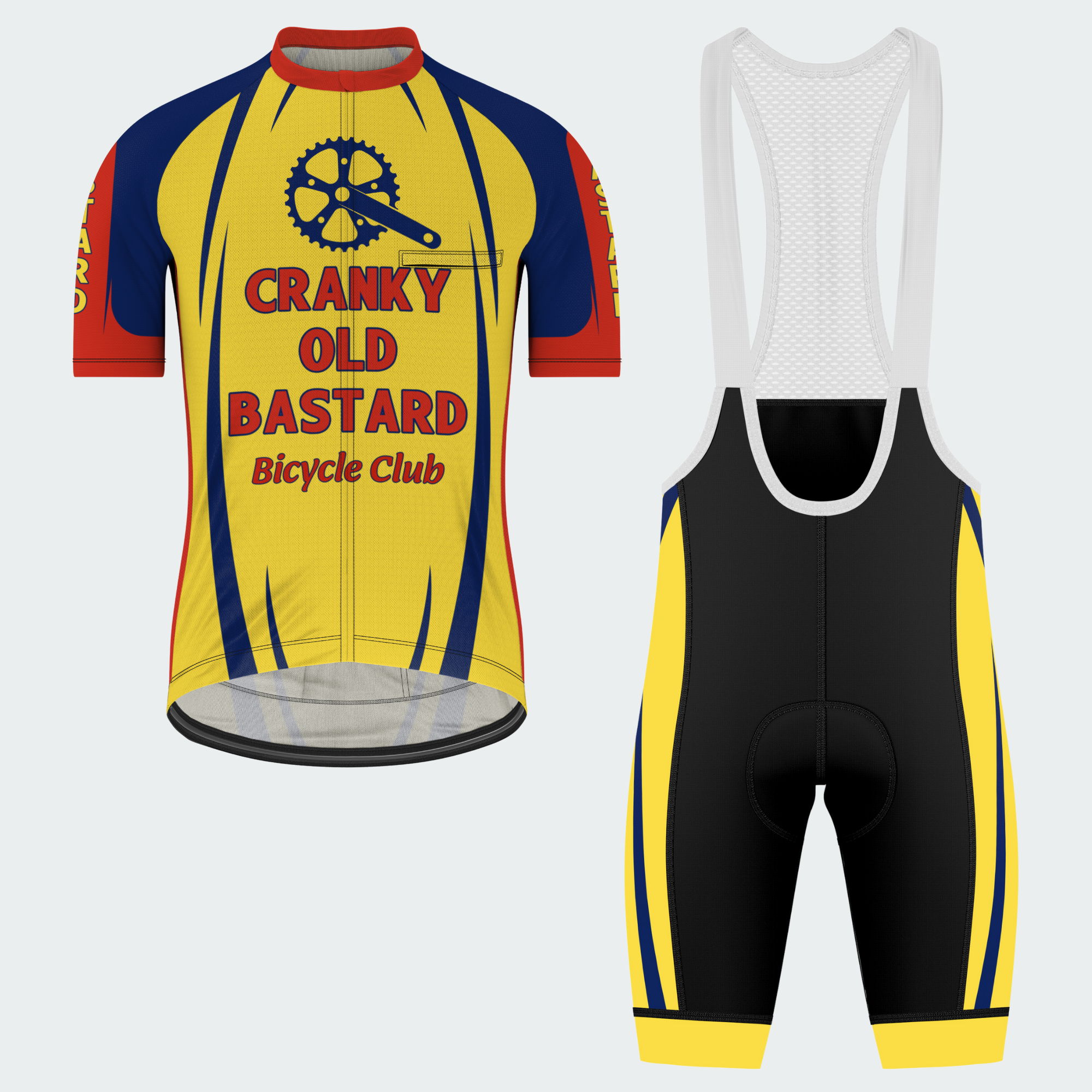 Men's Cranky Old Bastard Regular Fit Cycling Kit