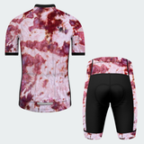 Men's Tie Dye Blood Splash Regular Fit Cycling Kit