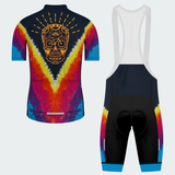 Men's Tie Dye Skull Cycopath Regular Fit Cycling Kit