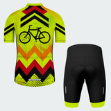 Men's Sharrow Safety Regular Fit Cycling Kit