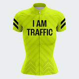 Women's I Am Traffic Regular Fit Cycling Jersey