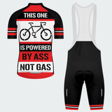 Men's Powered By Ass Not Gas Regular Fit Cycling Kit