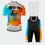 Men's Pop Art Just Ride Regular Fit Cycling Kit