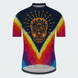 Men's Tie Dye Skull Cycopath Regular Fit Cycling Kit