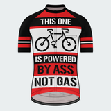 Men's Powered By Ass Not Gas Regular Fit Cycling Kit