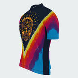 Men's Tie Dye Skull Cycopath Regular Fit Cycling Kit