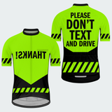 Men's Don't Text And Drive Regular Fit Cycling Kit