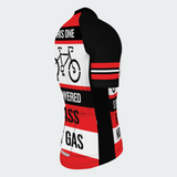 Men's Powered By Ass Not Gas Regular Fit Cycling Kit