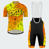 Men's Pop Art Cycle Regular Fit Cycling Kit