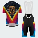 Men's Tie Dye Skull Cycopath Regular Fit Cycling Kit