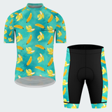 Men's Watercolor Banana Regular Fit Cycling Kit