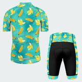 Men's Watercolor Banana Regular Fit Cycling Kit