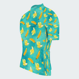 Men's Watercolor Banana Regular Fit Cycling Kit