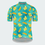 Men's Watercolor Banana Regular Fit Cycling Kit