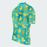 Men's Watercolor Banana Regular Fit Cycling Kit
