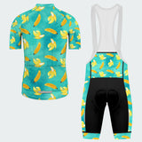 Men's Watercolor Banana Regular Fit Cycling Kit