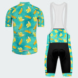 Men's Watercolor Banana Regular Fit Cycling Kit