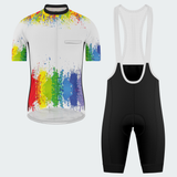 Men's Watercolor Splash Regular Fit Cycling Kit