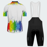 Men's Watercolor Splash Regular Fit Cycling Kit
