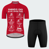 Men's Things I Do In My Spare Time Regular Fit Cycling Kit