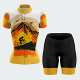 Women's Sunset Peak Regular Fit Cycling Jersey