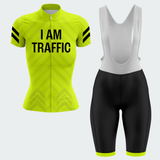 Women's I Am Traffic Regular Fit Cycling Jersey