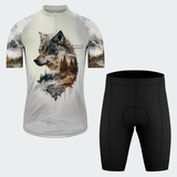 Men's Wolf Wildlife Regular Fit Cycling Kit