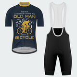Men's Old Man With A Bicycle Regular Fit Cycling Kit
