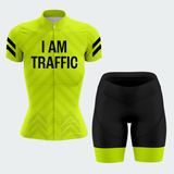 Women's I Am Traffic Regular Fit Cycling Jersey