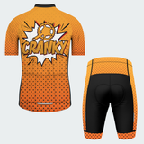 Men's Pop Art Cranky Regular Fit Cycling Cycling Kit