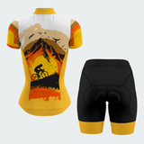 Women's Sunset Peak Regular Fit Cycling Jersey