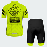 Men's Please Spare Disabled Vets Regular Fit Cycling Kit