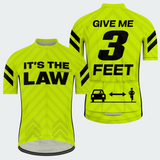 Men's 3 Feet It's The Law Regular Fit Cycling Kit