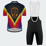 Men's Tie Dye Skull Cycopath Regular Fit Cycling Kit