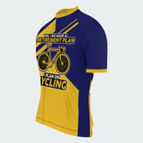 Men's Old Man Retirement Plan Regular Fit Cycling Kit
