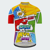 Men's Pop Art Cycle Repeat Cycling Kit