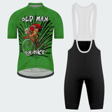 Men's Old Man On Bike Regular Fit Cycling Kit