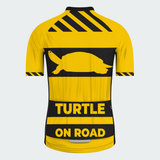 Men's Turtle On Road Funny Traffic Sign Regular Fit Cycling Kit