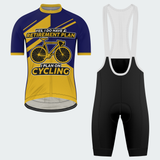 Men's Old Man Retirement Plan Regular Fit Cycling Kit