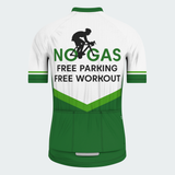 Men's No Gas Free Parking Free Workout Regular Fit Cycling Kit