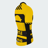 Men's Turtle On Road Funny Traffic Sign Regular Fit Cycling Kit