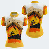 Women's Sunset Peak Regular Fit Cycling Jersey