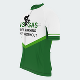 Men's No Gas Free Parking Free Workout Regular Fit Cycling Kit