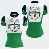 Women's All Ass No Gas Regular Fit Cycling Jersey