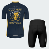 Men's Old Man With A Bicycle Regular Fit Cycling Kit