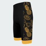 Men's Golden Pineapple Hawaiian Regular Fit Cycling Kit