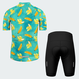 Men's Watercolor Banana Regular Fit Cycling Kit
