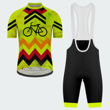 Men's Sharrow Safety Regular Fit Cycling Kit
