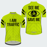 Men's See Me Save Me Regular Fit Cycling Kit