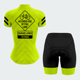 Women's I Am Traffic Regular Fit Cycling Jersey